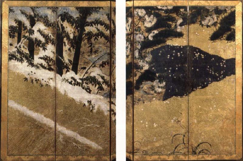 The Four Seasons with the Sun and the Moon, unknow artist